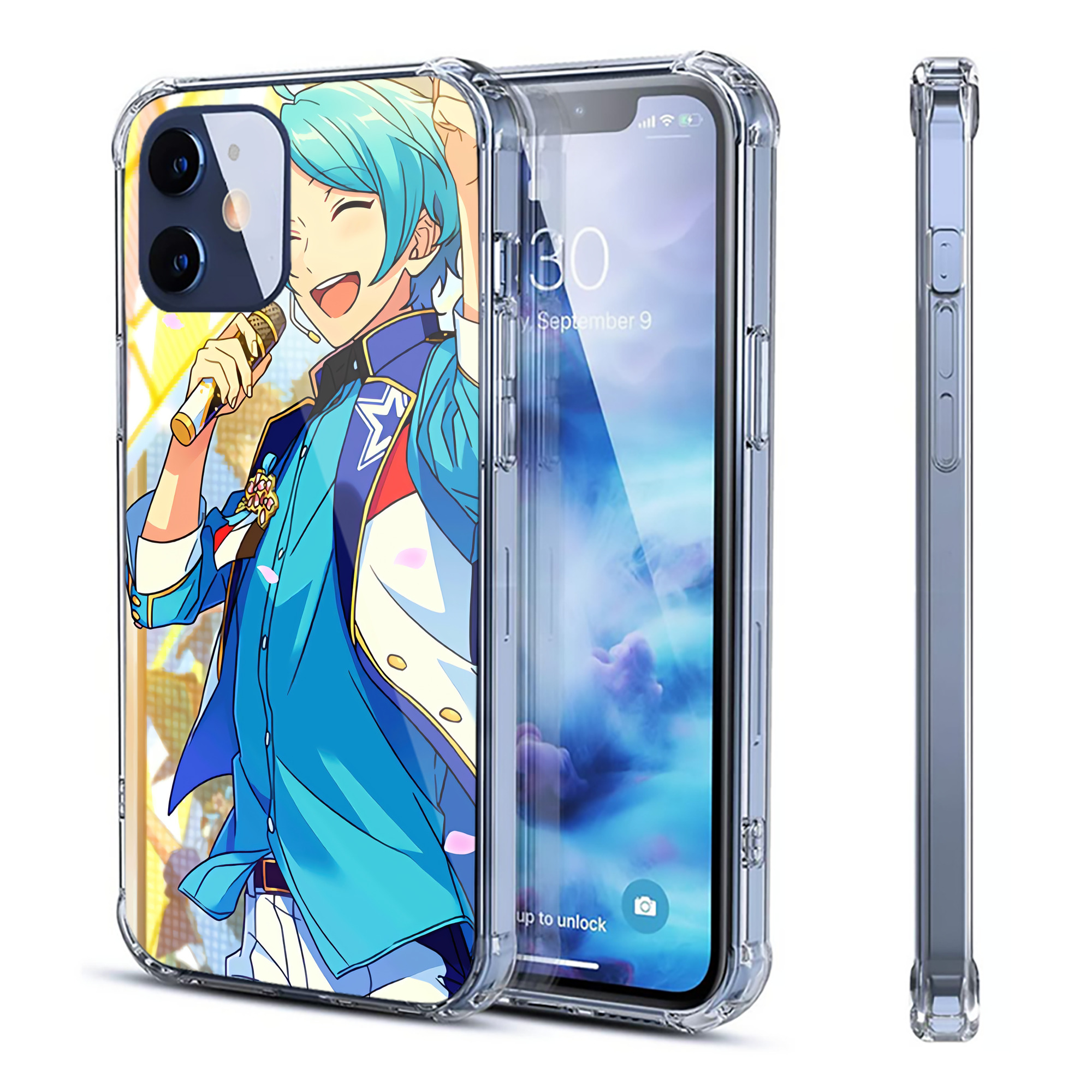 （画像用） あんさんぶるスターズ! Ensemble Stars 【iPhone 12シリーズ対応】透明スマホケース（クリアソフトケース）